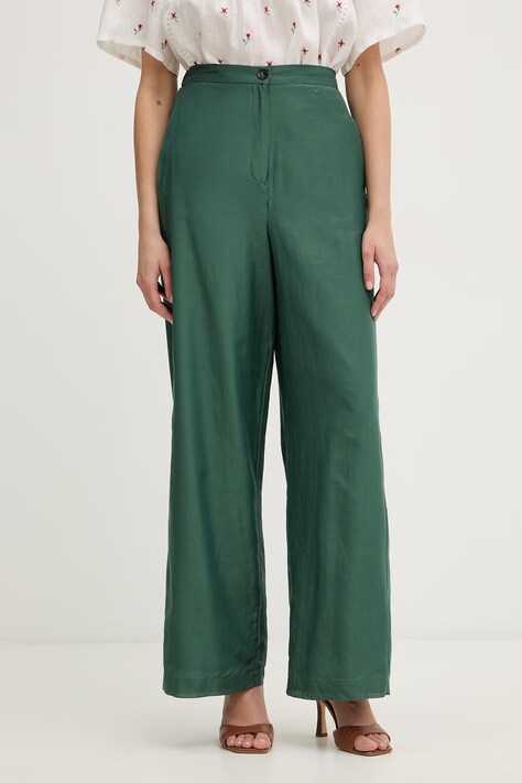 iBlues spodnie damskie z jedwabiem GETTI zielone 2617131052200