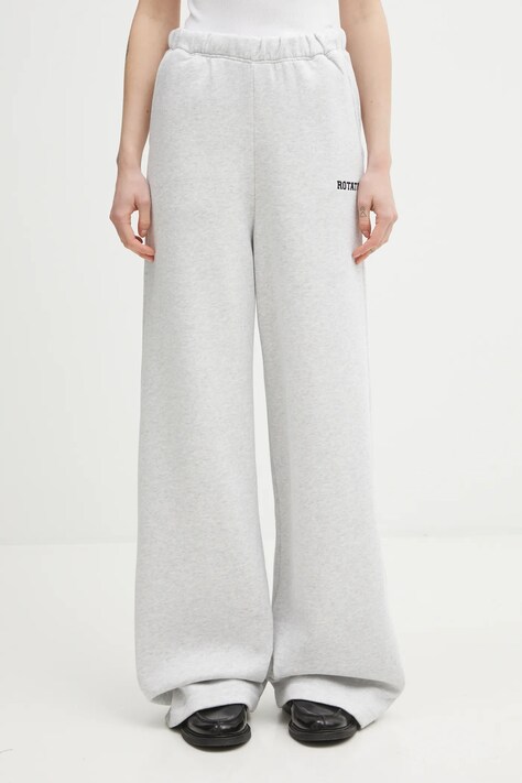 Rotate pantaloni tuta di cotone donna colore grigio 1153311473