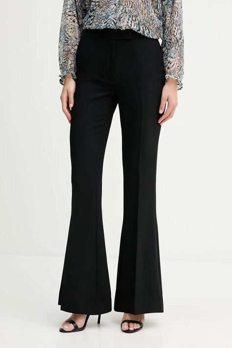 Παντελόνι Twinset χρώμα: μαύρο, 261TP2193