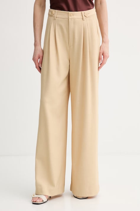 Gestuz брюки для женщин бежевые high waist 10911101