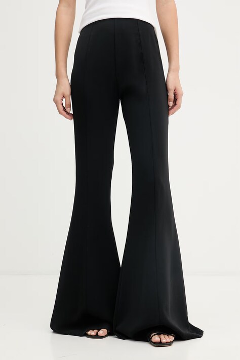 Aniye By spodnie dzwony damskie czarne high waist 185092