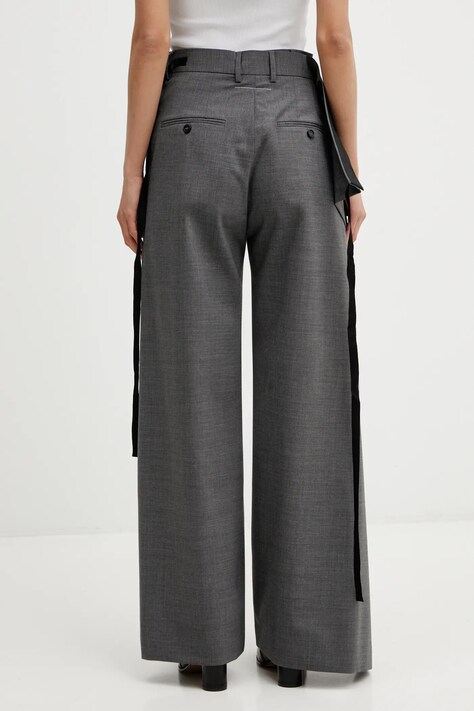 Штани з додаванням вовни MM6 Maison Margiela — фото 6