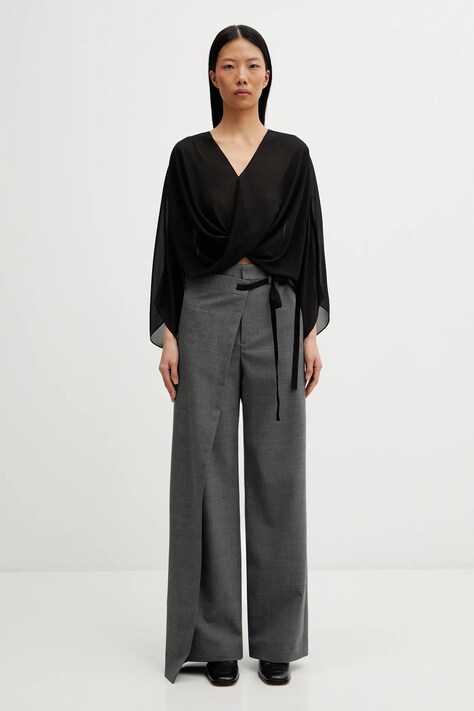 Штани з додаванням вовни MM6 Maison Margiela — фото 8