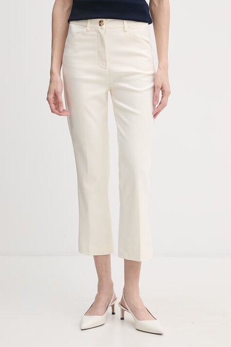 United Colors of Benetton dámske nohavice s bavlnou béžové 4SQPDF08A