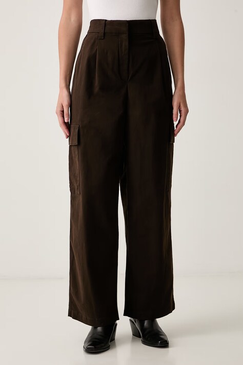 Calvin Klein Jeans spodnie damskie z bawełną czarne high waist LV047F623G