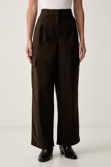 Calvin Klein Jeans spodnie damskie z bawełną czarne high waist LV047F623G