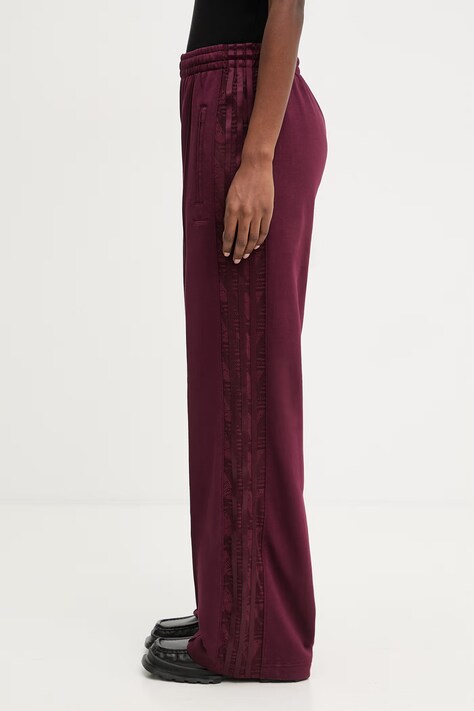 adidas Originals спортивные штаны для женщин FIREBIRD LACETP бордо high waist KC6445