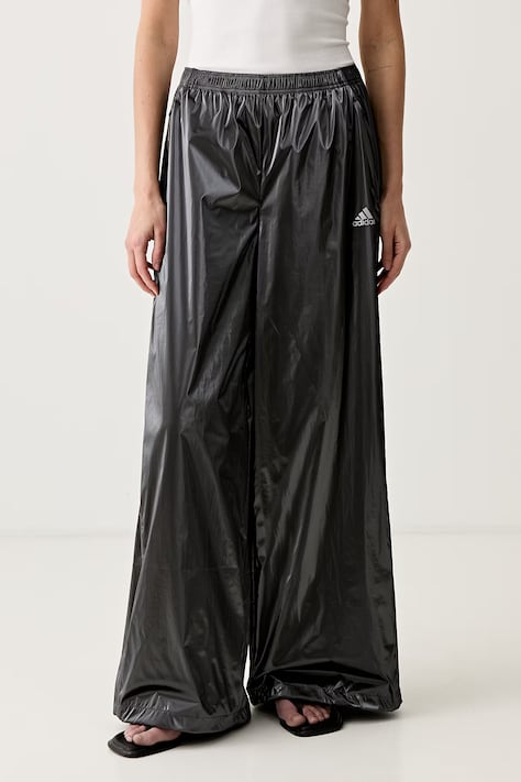 adidas Originals pantaloni de trening pentru femei F50 TRACKPANT argintii high waist KE0301