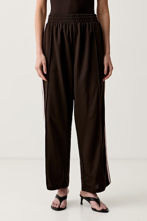 adidas Originals pantaloni de trening pentru femei OS TP maro KE3495