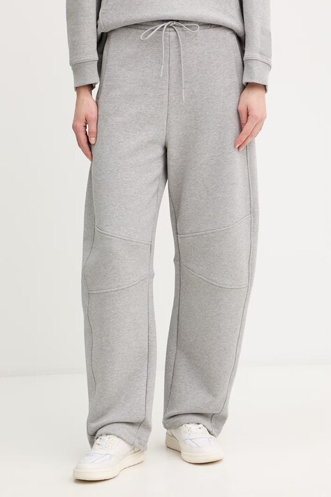 MAX&Co. spodnie dresowe bawełniane MCOALCE damskie kolor szary melanżowe 2616781031200