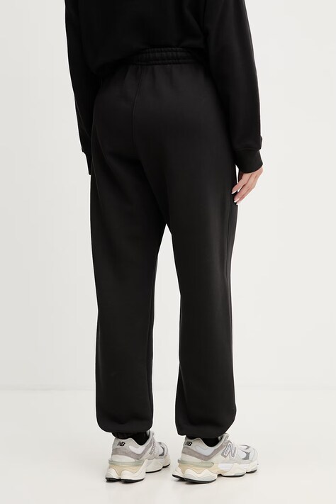 Tommy Jeans spodnie dresowe damskie bawełniane czarne high waist DW0DW22780