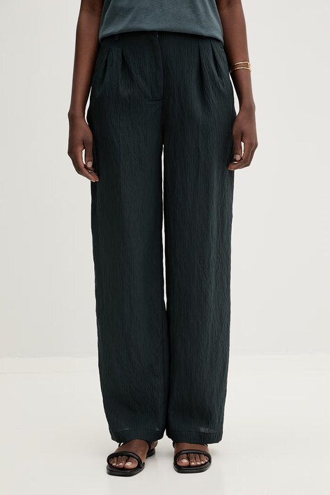 Sessun spodnie damskie zielone high waist 26207022