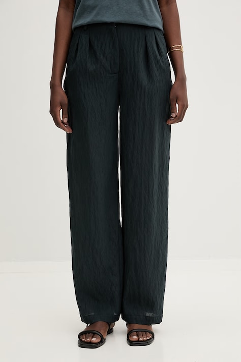 Sessun spodnie damskie zielone high waist 26207022