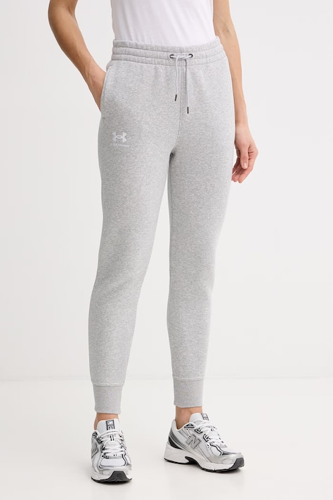 Спортен панталон Under Armour Icon в сиво с изчистен дизайн 6001537