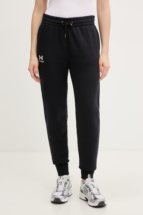 Under Armour spodnie dresowe Icon damskie kolor czarny gładkie 6001537
