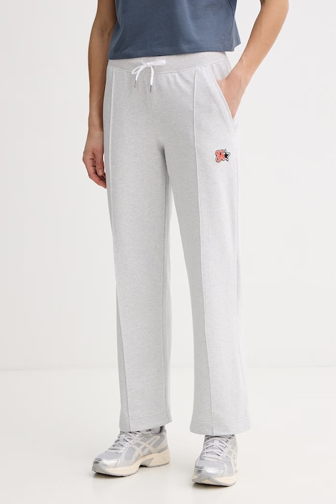 Under Armour spodnie dresowe damskie bawełniane z elastanem Terry szare 6010916