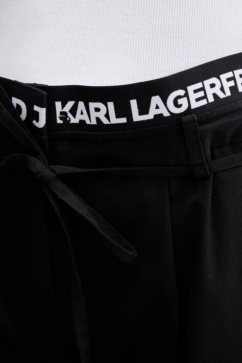 Karl Lagerfeld Jeans штани жіночі — SS26-SPD109, чорний — фото 4
