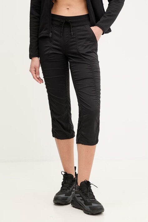 The North Face spodnie trekkingowe damskie APHRODITE 2.0 CAPRI czarne NF0A2UO64H01