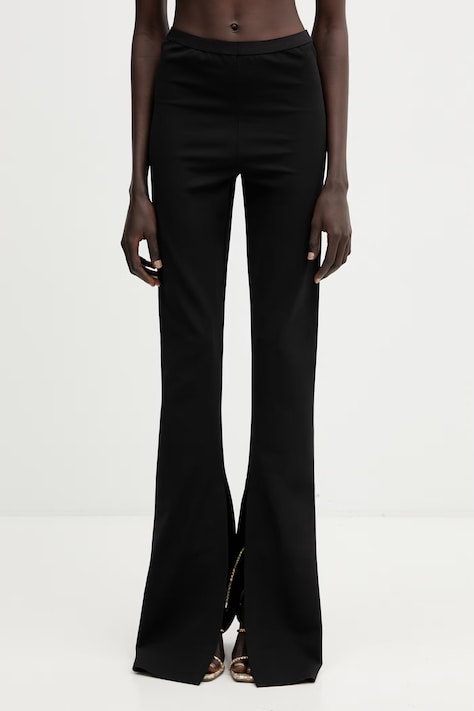 Rick Owens Lilies брюки для женщин с вискозой Carmen чёрные high waist LI01F7331.JCVS