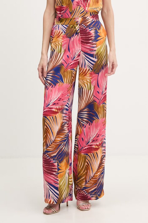 Morgan spodnie damskie multicolor high waist PCHAU.F