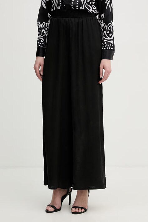 Morgan spodnie damskie czarne high waist