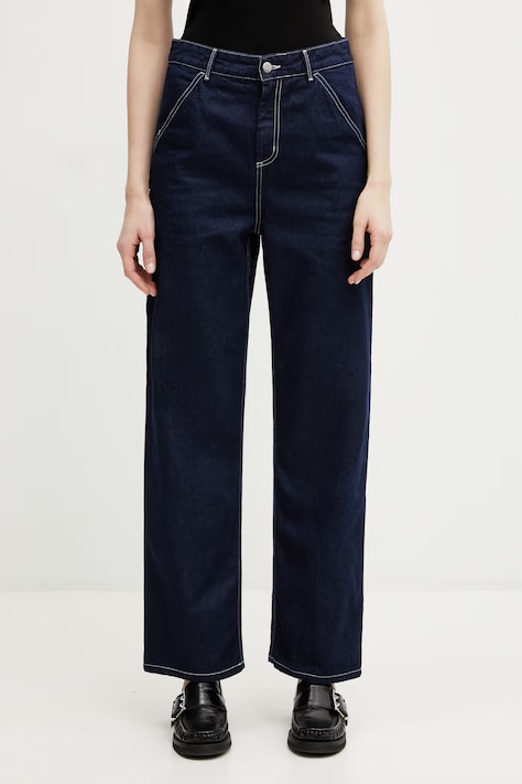Carhartt WIP W' Simple Pant jeansy straight damskie niebieskie I031924.012Y