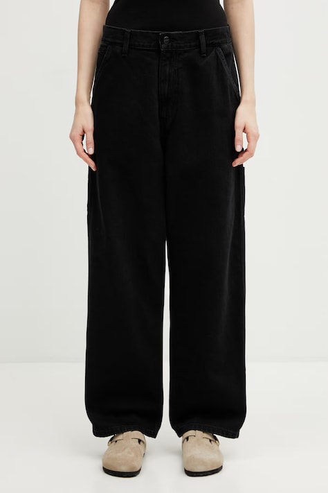 Carhartt WIP W' Jens Pant ženske široke traperice crne I036599.106