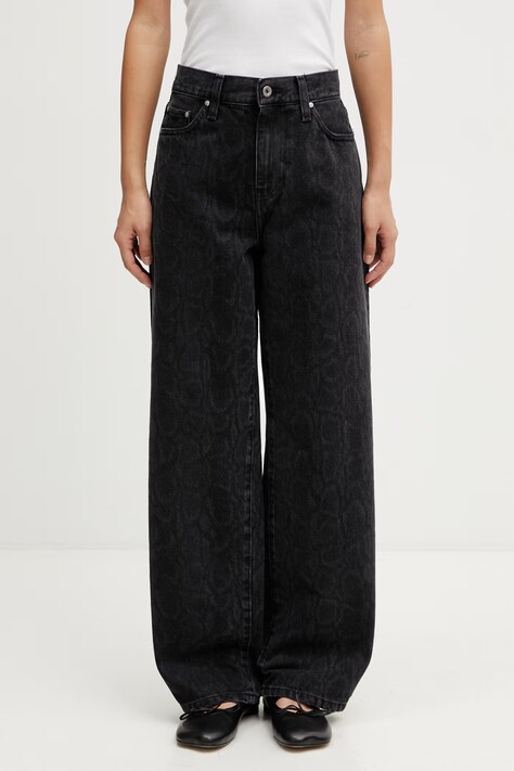 Carhartt WIP W' Snake Arin Pant jeansy tapered damskie czarne I036596.3R260