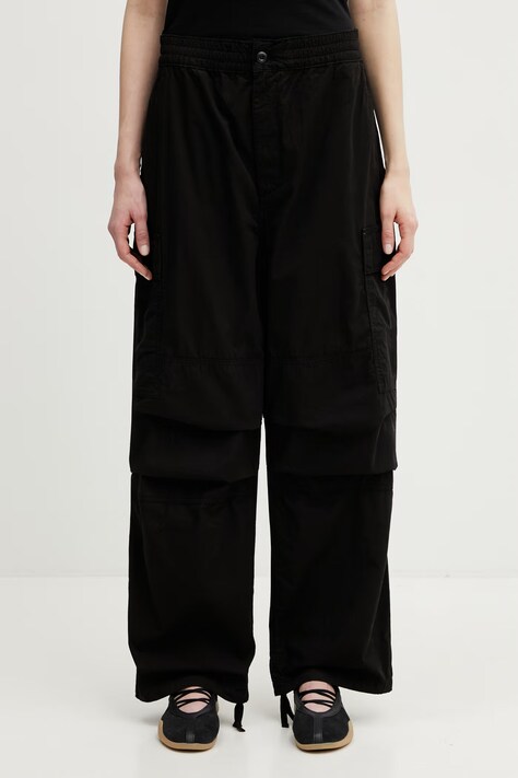Carhartt WIP W' Jet Cargo Pant spodnie cargo bawełniane damskie czarne I036703.89GD