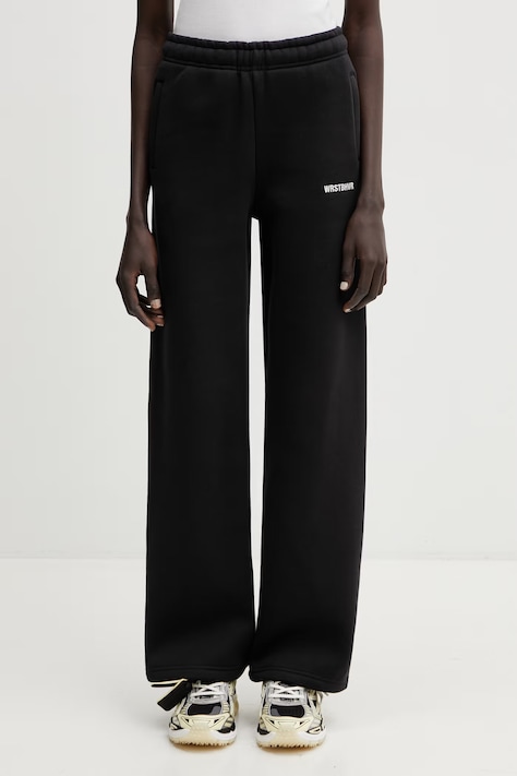 WRSTBHVR Naima sweatpants Women's black high waist W8026TT.3445