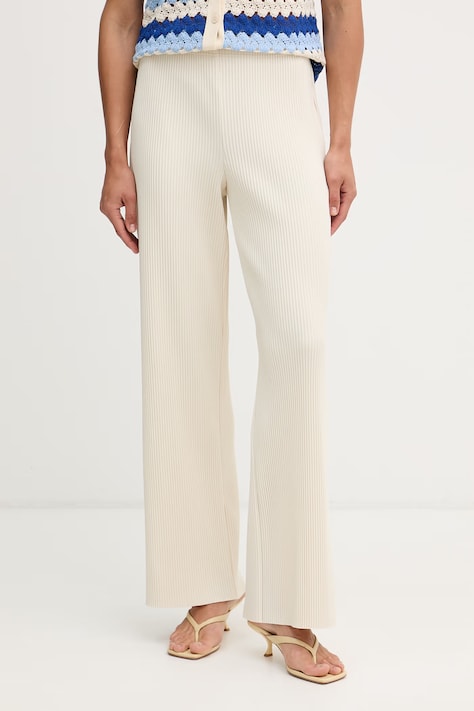 Joseph Ribkoff spodnie straight damskie beżowe high waist 254006
