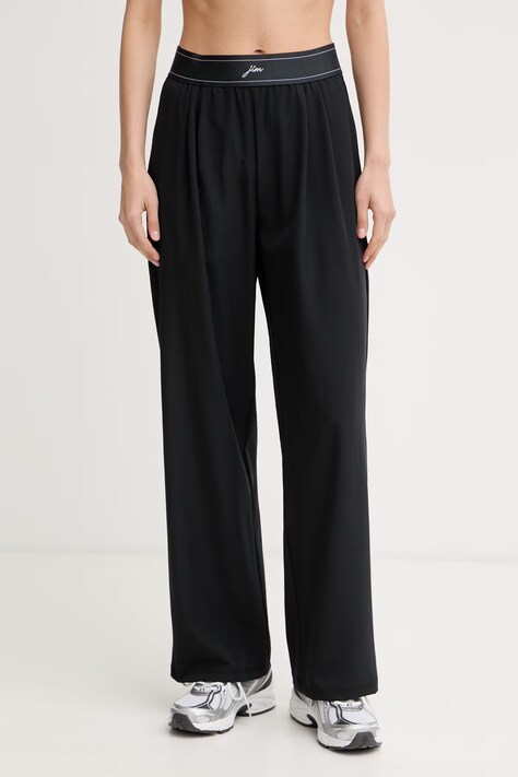 JOYINME spodnie damskie Flow wide czarne high waist spodnie.flow.wide