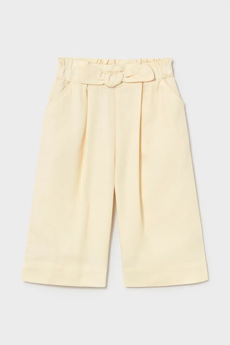 Mayoral spodnie niemowlęce kolor beżowy gładkie 1526