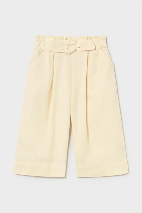 Mayoral spodnie niemowlęce kolor beżowy gładkie 1526