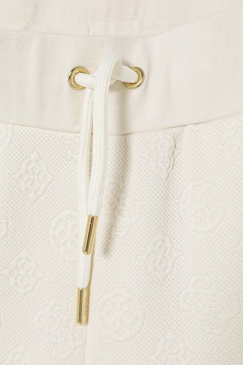 Guess spodnie dresowe dziecięce kolor beżowy J6RB18 KCHR2