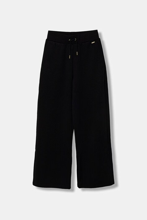 Guess spodnie dresowe dziecięce kolor czarny J6RB18 KCHR2