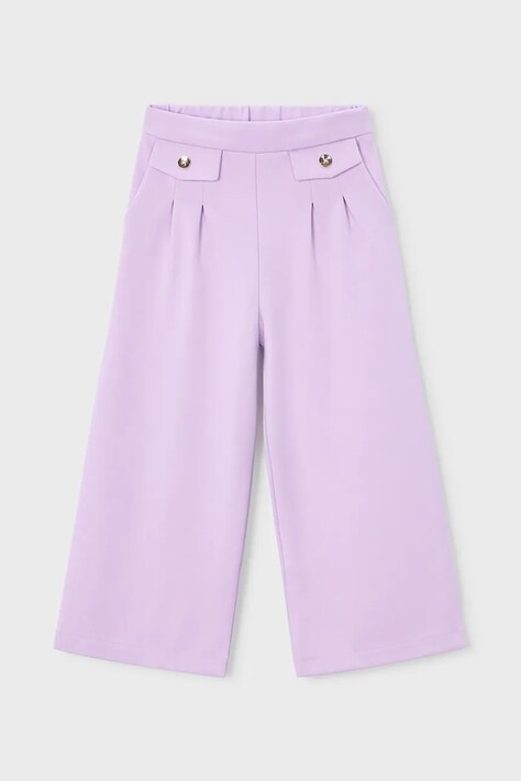 Mayoral spodnie dziecięce kolor fioletowy gładkie 3584