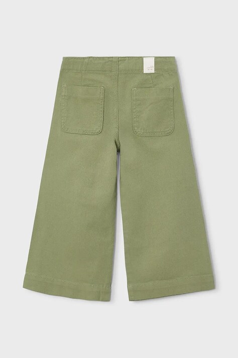 Mayoral spodnie bawełniane dziecięce kolor zielony wzorzyste 3587