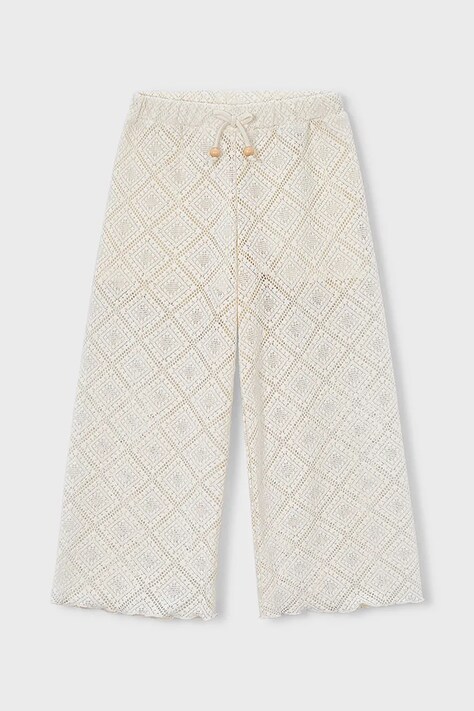 Mayoral spodnie dziecięce kolor beżowy gładkie 3591