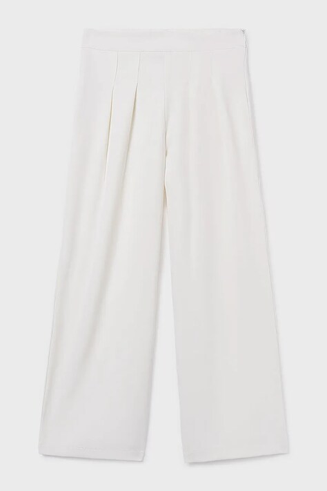 Mayoral spodnie dziecięce kolor beżowy gładkie 6548