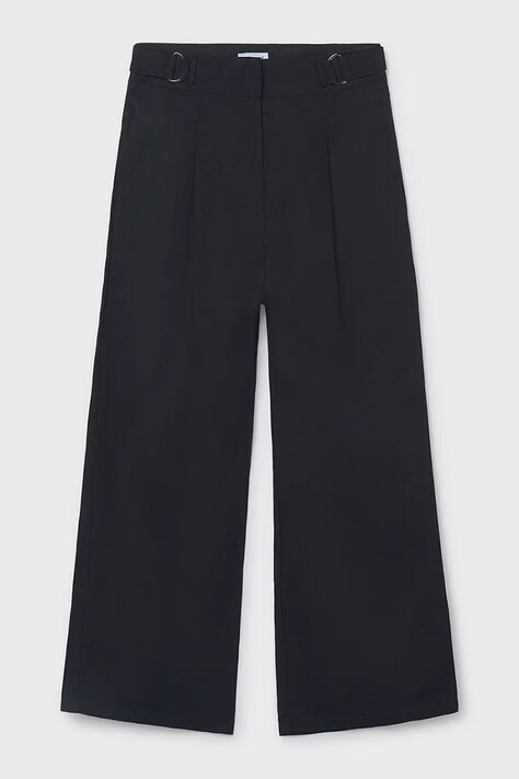 Mayoral pantaloni de in pentru copii culoarea negru, uni, 6551