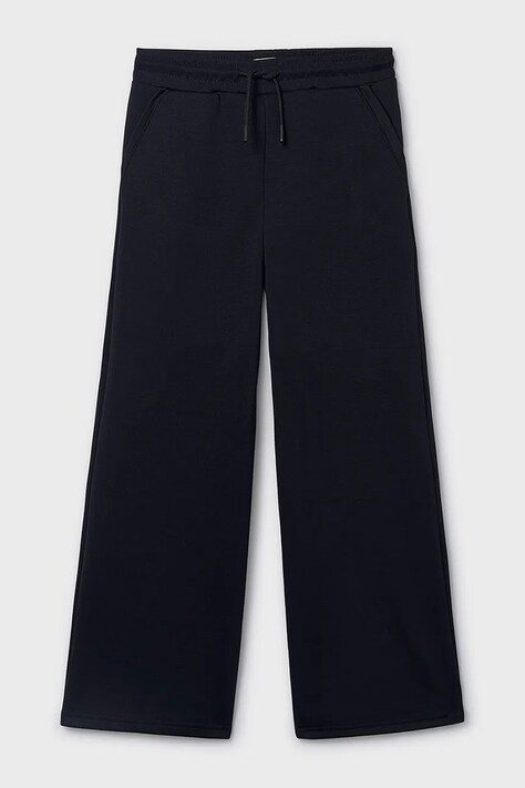 Mayoral spodnie dresowe dziecięce kolor czarny gładkie 6555