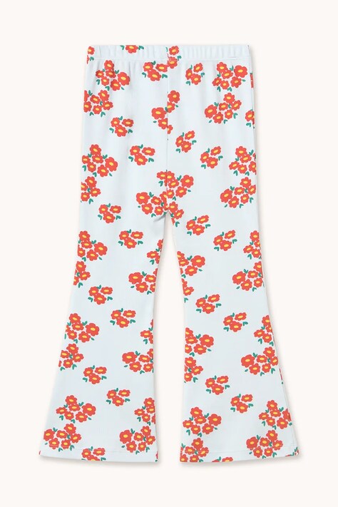 Дитячі штани Tinycottons BLOSSOMS RIB PANT — SS26-SPG015, білий — фото 3