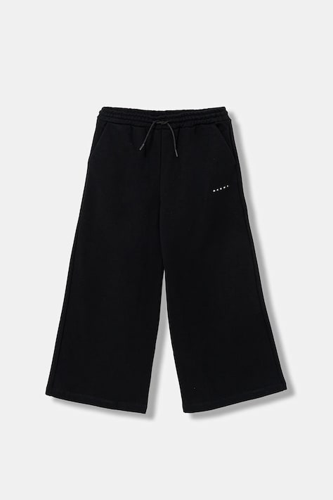Dětské bavlněné tepláky Marni MP190F TROUSERS černá barva, M01432