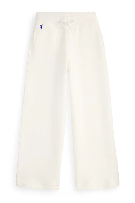 Polo Ralph Lauren spodnie dresowe kolor biały gładkie 313A96088002