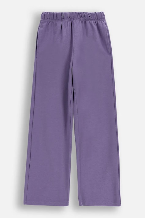 Dětské tepláky Coccodrillo fialová barva, EVERYDAY GIRL