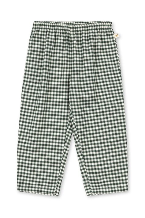 Konges Sløjd spodnie bawełniane dziecięce FORET PANTS GOTS kolor multicolor wzorzyste KS104195
