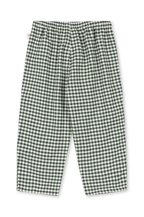 Konges Sløjd spodnie bawełniane dziecięce FORET PANTS GOTS kolor multicolor wzorzyste KS104195