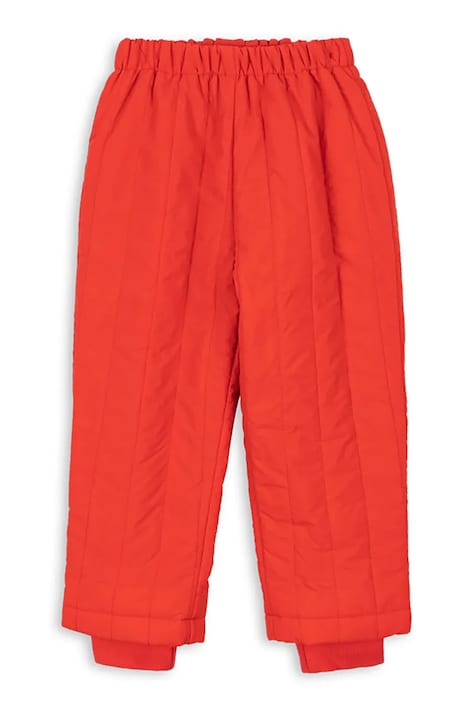 Konges Sløjd spodnie dziecięce JUNO PANTS kolor czerwony KS104882