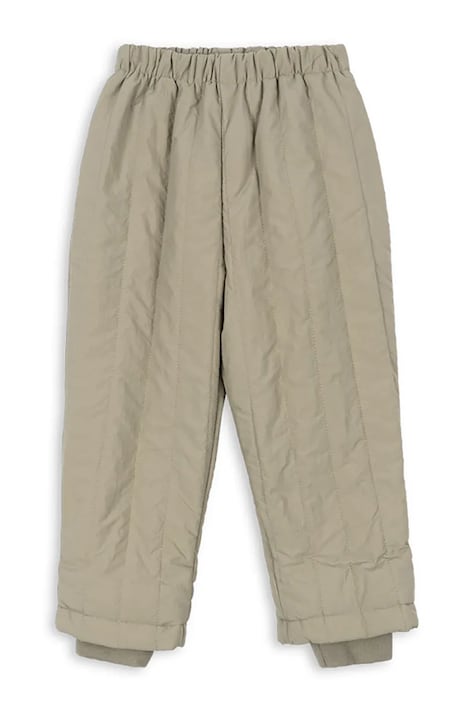 Detské nohavice Konges Sløjd JUNO PANTS zelená farba, KS104882